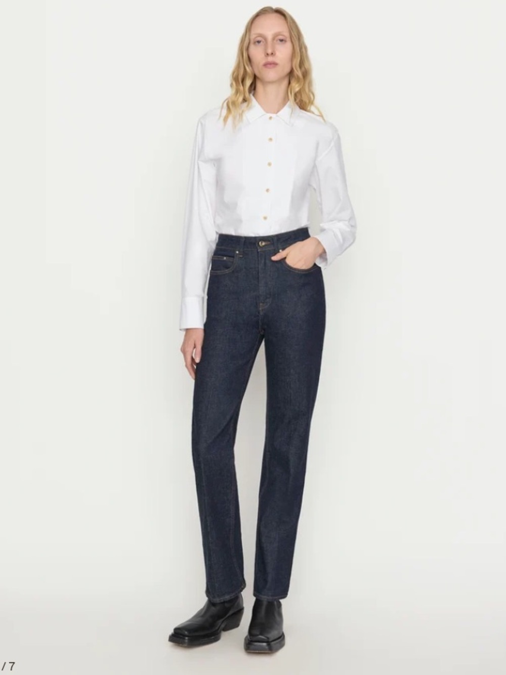 Everlane Dark Indigo Straight-Leg Jeans